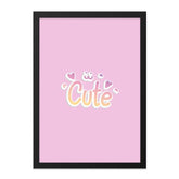 Cute Wall Art, Kawaii Decor, Pastel Art Print, Girly Room Decor, Trendy Wall Hanging, Aesthetic Art, Home Decor, Gift Idea - Tawshia